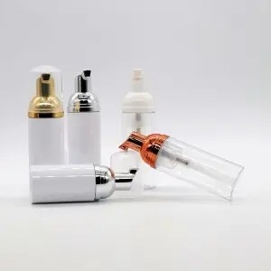 TB10-B PET Foamer Bottle with Metal-look Pump